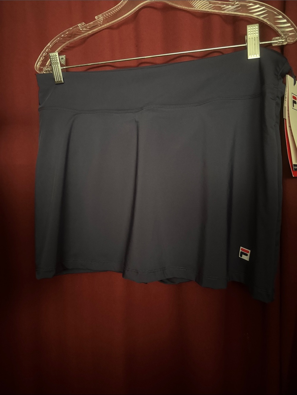 New Fila Navy Blue Tennis Skirt, Size Large